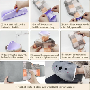 Hot Water Bottle with Belt